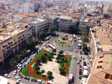 View of Plaza de la Reina